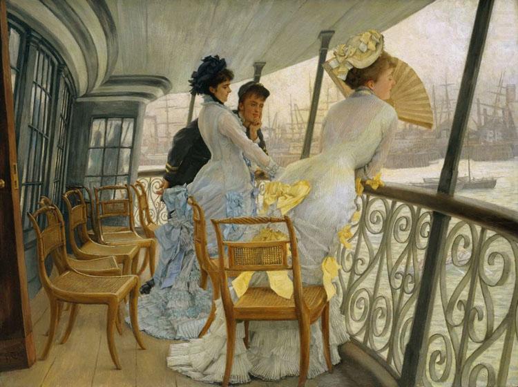 James Tissot The Gallery of Hms Callcutta (Portsmouth) (nn01) china oil painting image